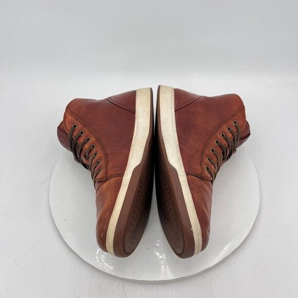 Cole Haan GrandPro Spectator Men Size 11M Brown Tan Leather Mid Top Lace Up Shoe - Picture 7 of 11